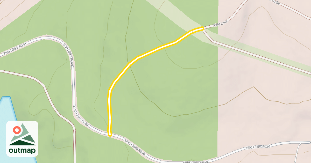 Map of Kidd Lake