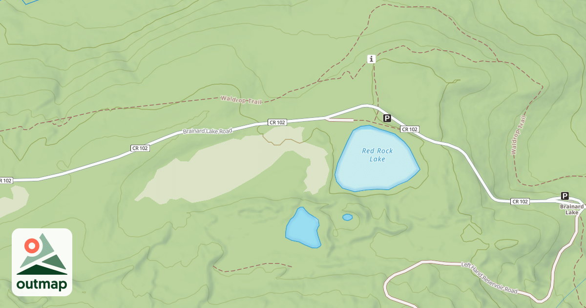 Map of BRAINARD LAKE