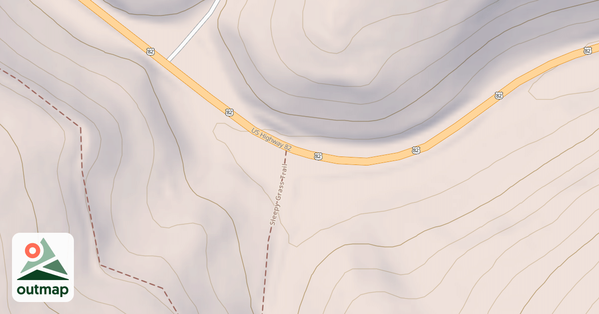 Map of SLEEPY GRASS