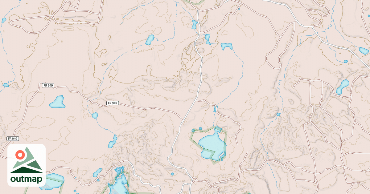 Map of MITIWAN LAKE