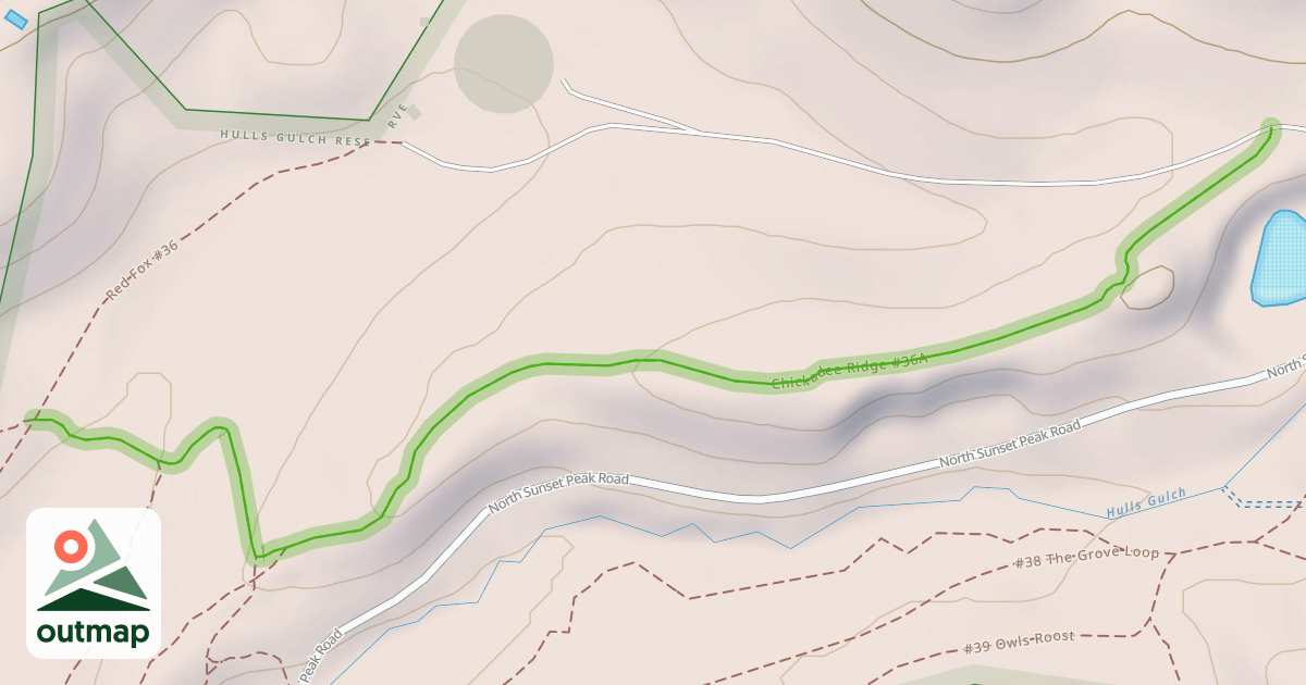 Map of Chickadee Ridge #36A