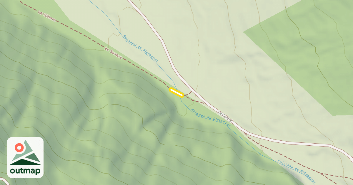 Map of Le Savare