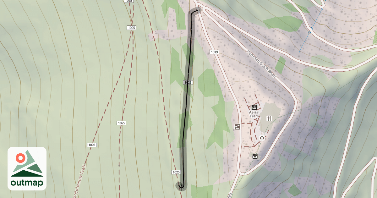 Map of Big Mountain Trail