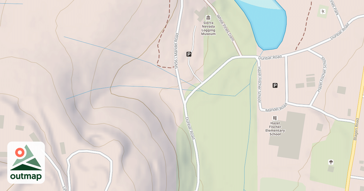 Map of USFS Motor Vehicle Use Map Roads {A6B52D28-F4C5-4159-AE36-BAAE61045E23}
