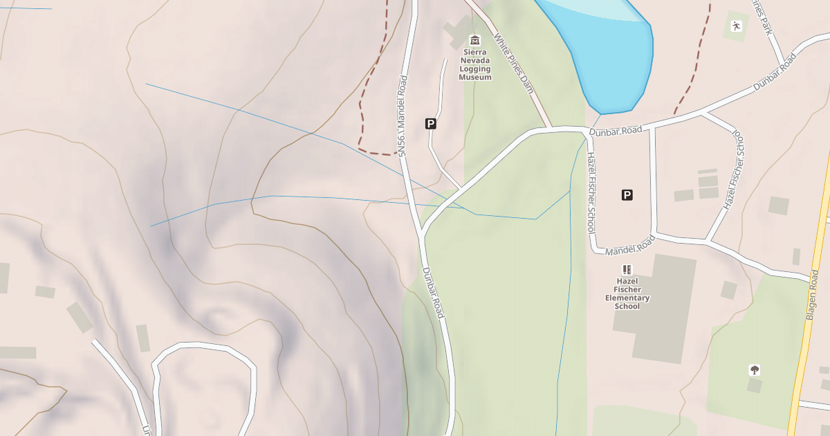 Map preview of USFS Motor Vehicle Use Map Roads {A6B52D28-F4C5-4159-AE36-BAAE61045E23}