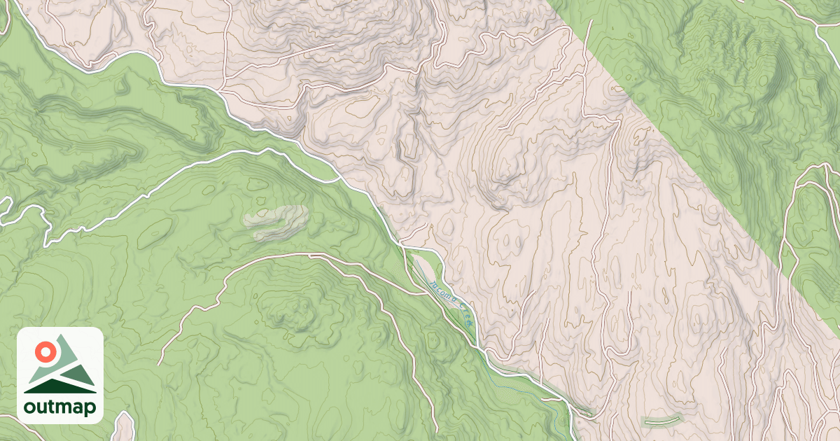 Map of LOWER TACOMA RIDGE