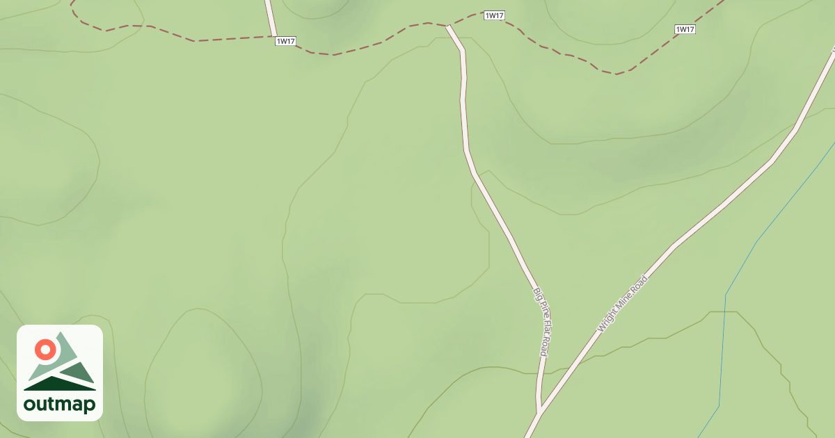 Map of BIG PINE FLAT