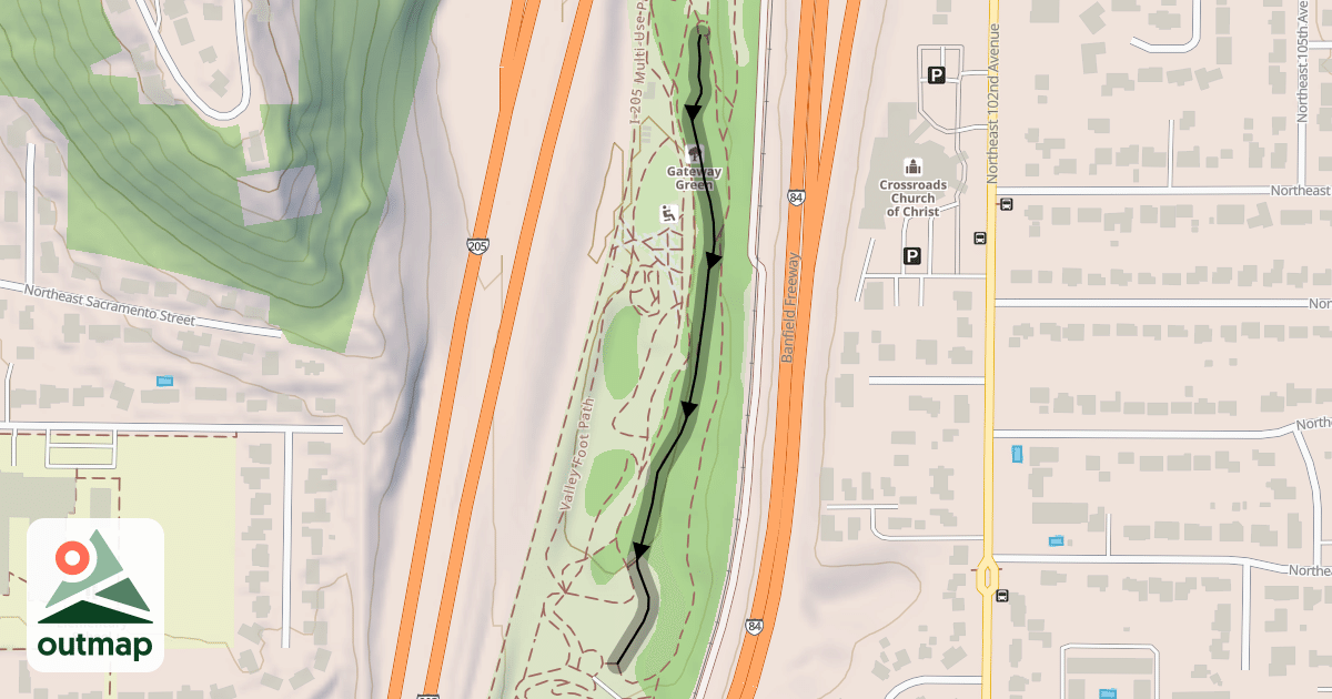 Map of Cliff Line