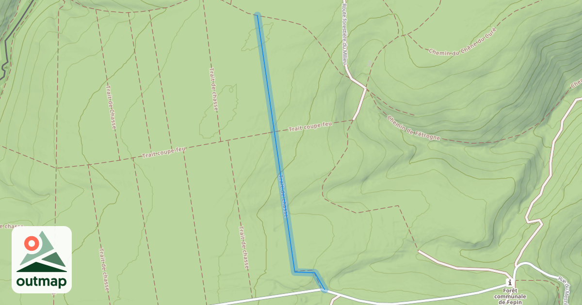 Map of Trait de chasse