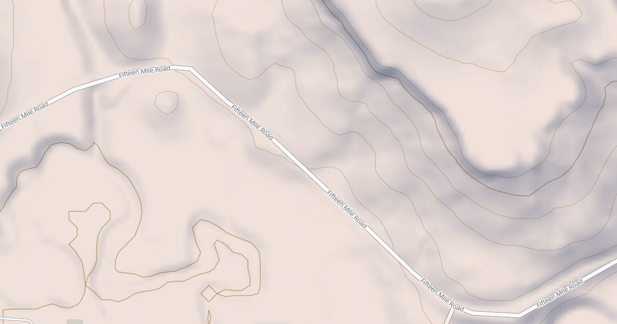 Map preview of FIFTEEN MILE