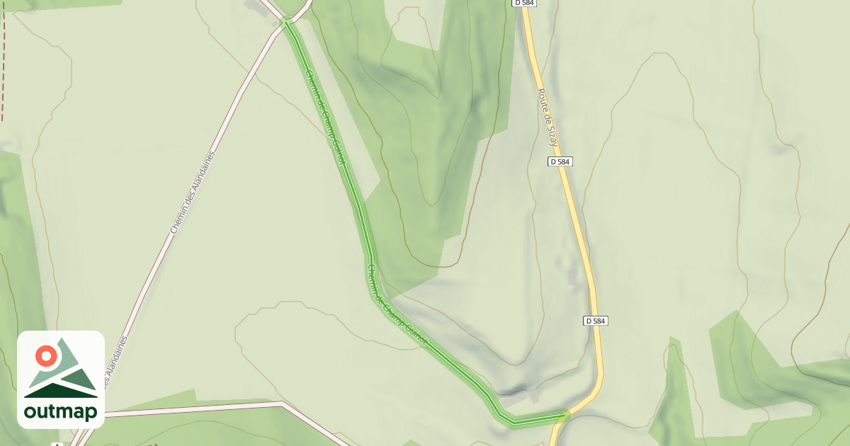Map of Chemin de Champ Guinot