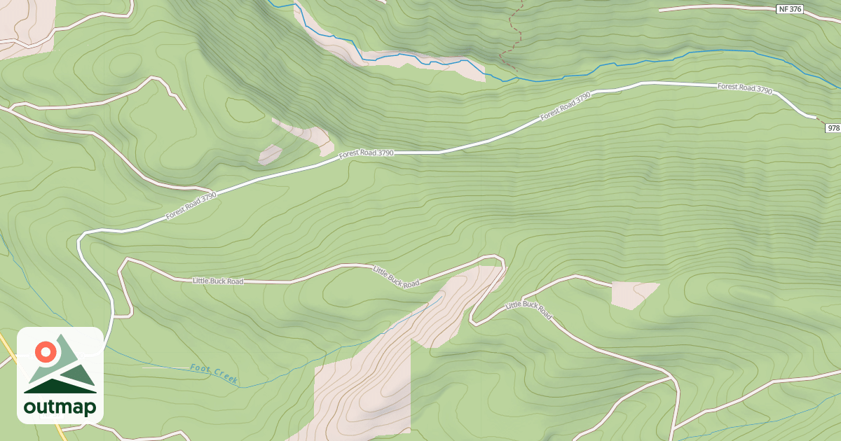 Map of MIDDLE FORK