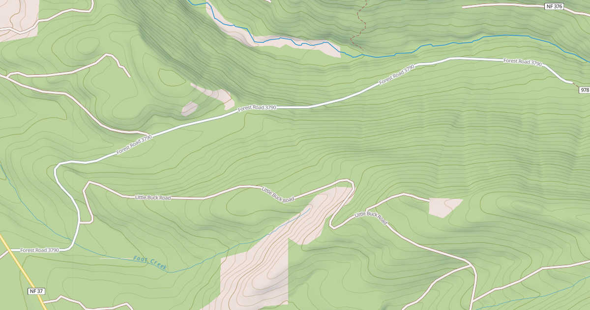 Map preview of MIDDLE FORK