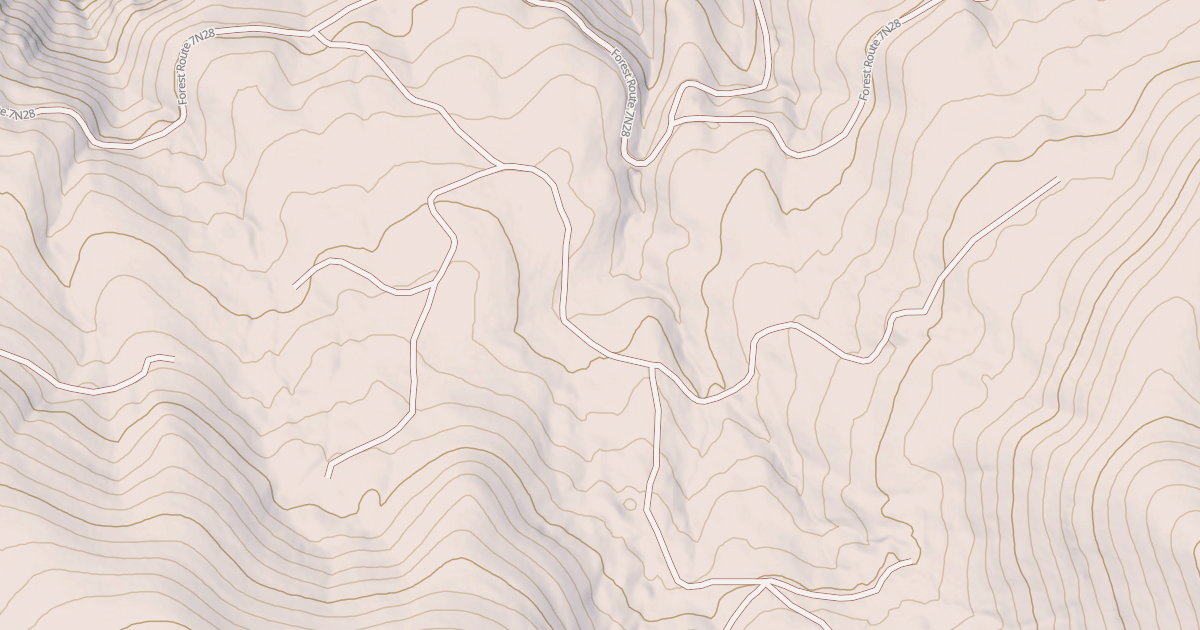 Map preview of USFS Motor Vehicle Use Map Roads {B5715E52-4E7F-48E3-9226-D375B1E29A53}