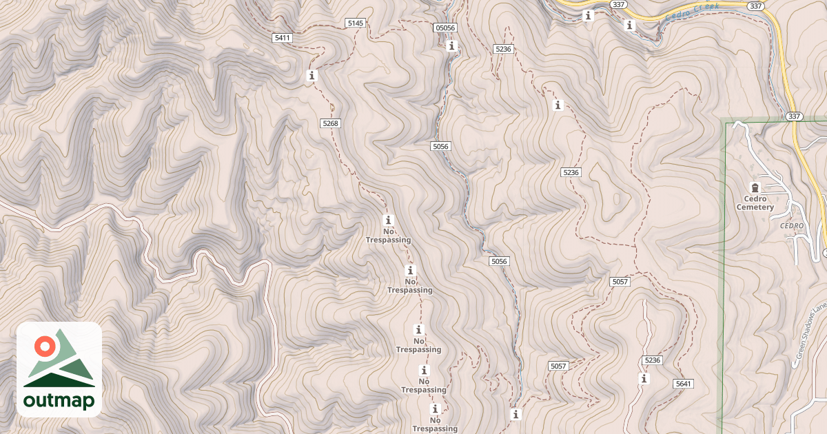 Map of WEST RIDGE