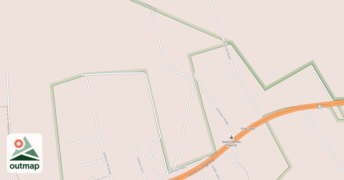 Map of PINELAND