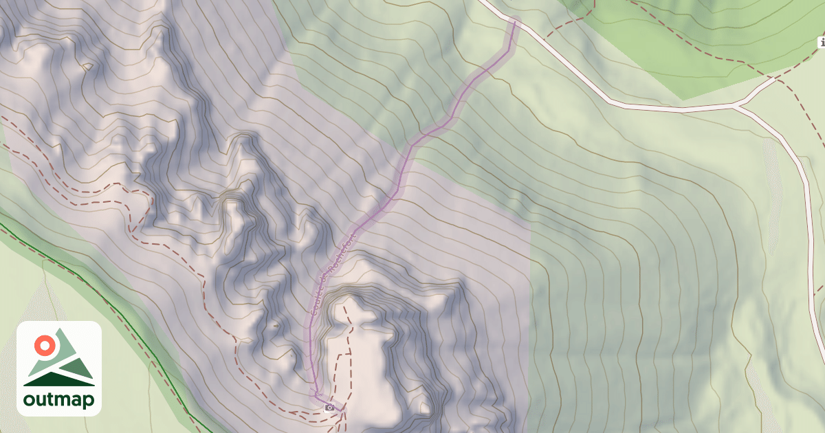 Map of Coulée de Rochefort