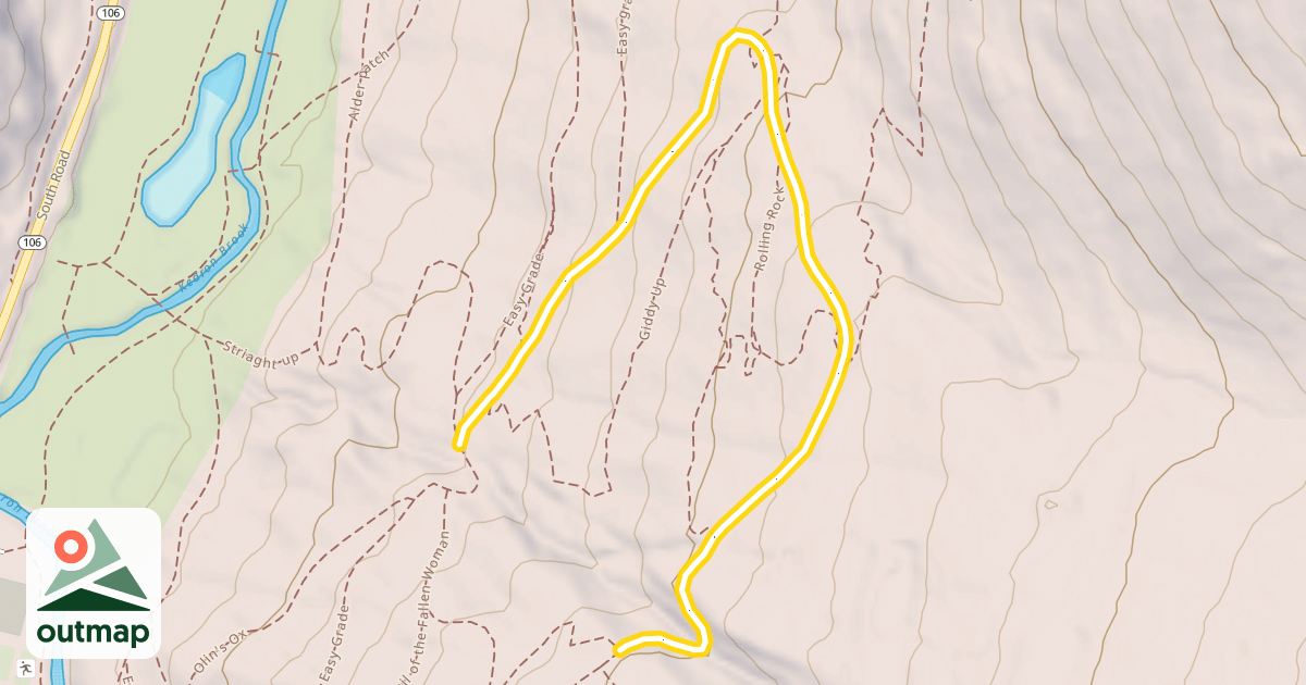 Map of Trail of the Fallen Woman