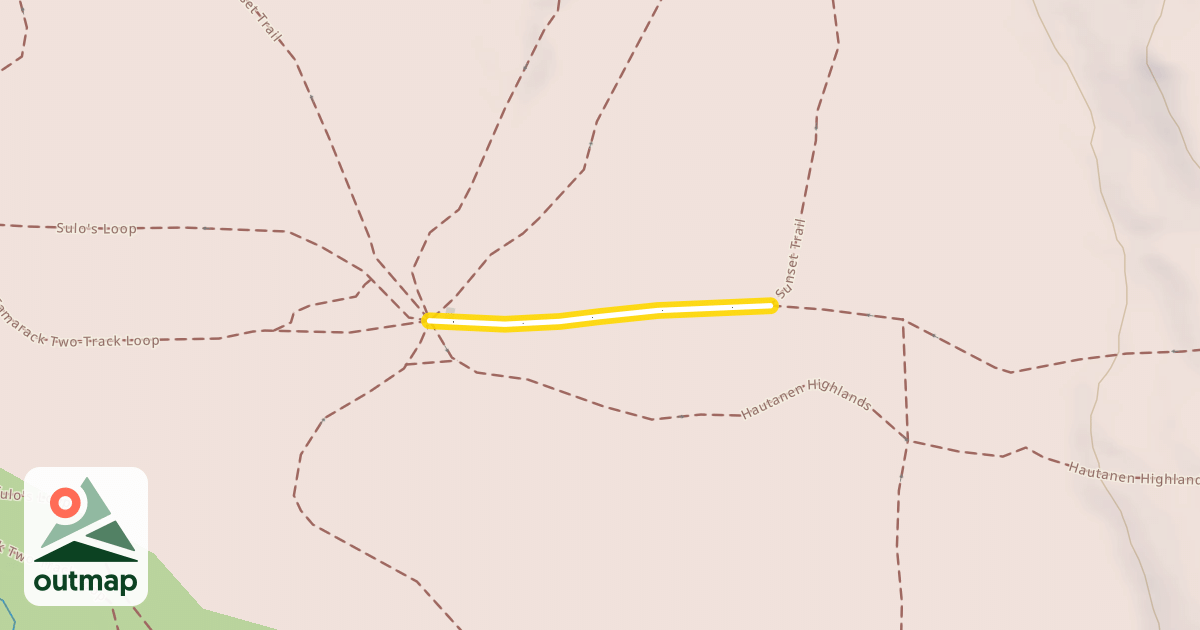 Map of Sunset Trail