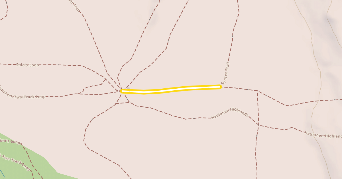 Map preview of Sunset Trail