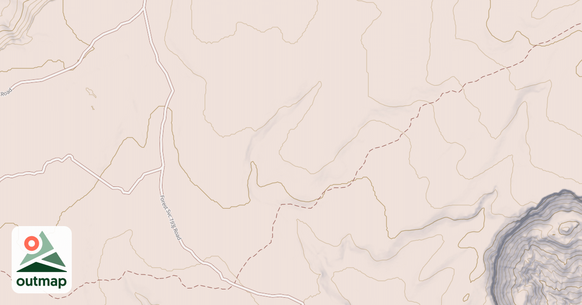 Map of USFS National Forest System Roads {951566F6-87FB-408A-9A7A-030DF577296A}