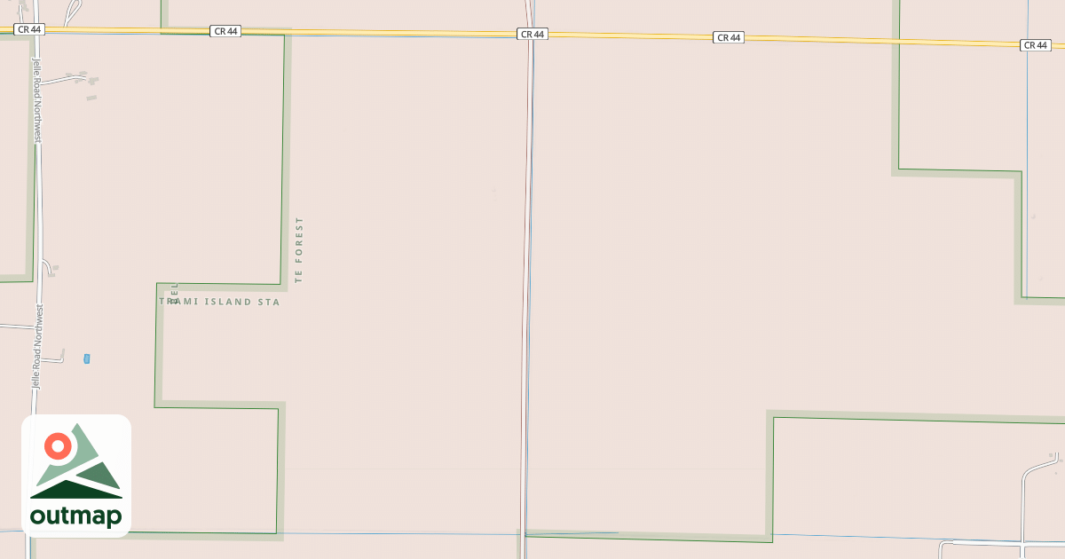 Map of Fourtown-Grygla Trail System