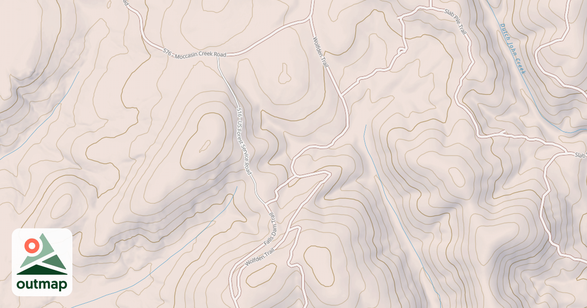 Map of WOLF DEN OHV