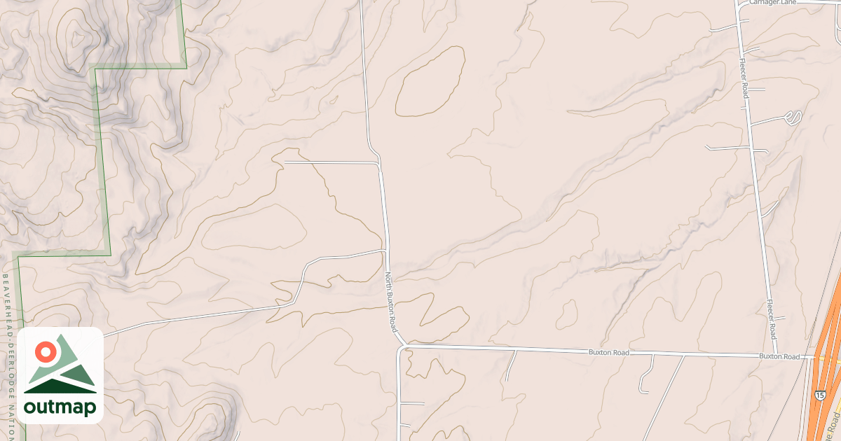 Map of POWDER GULCH
