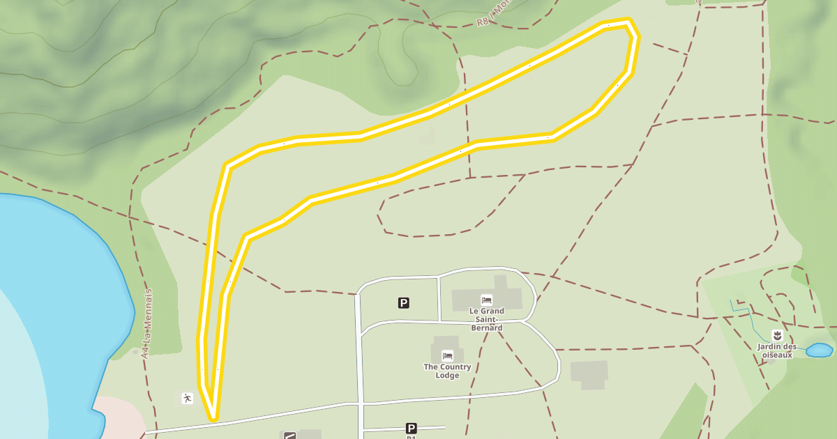 Map preview of A4 / Le Mennais