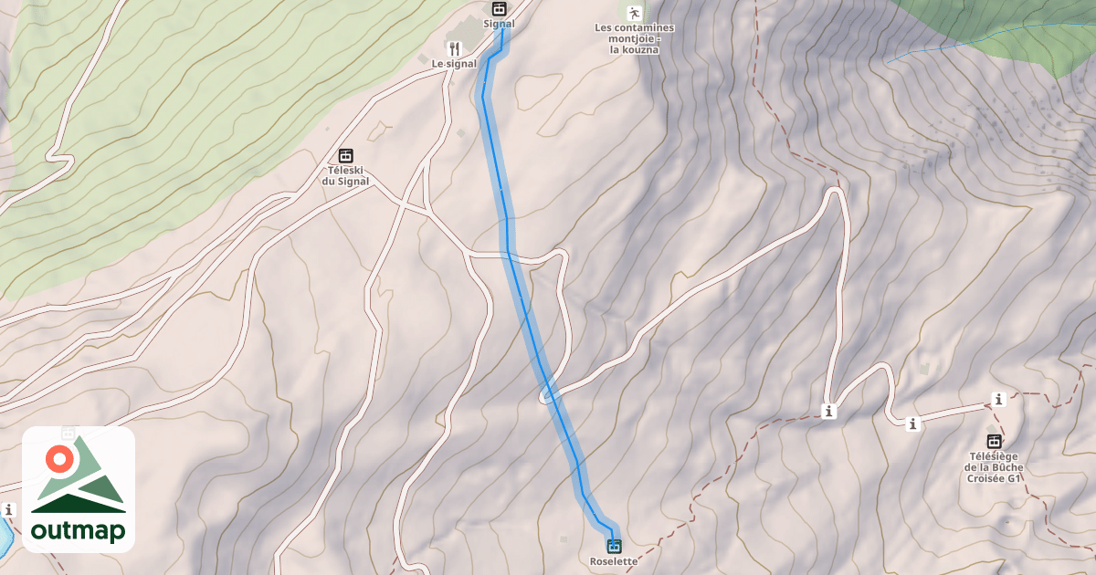 Map of Gentianes