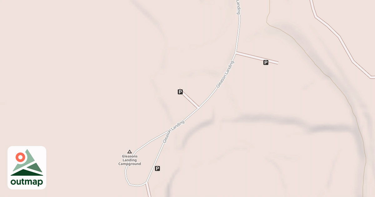 Map of GLEASON LANDING PARKING