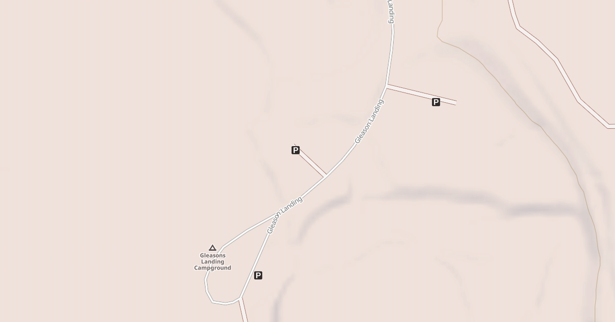 Map preview of GLEASON LANDING PARKING