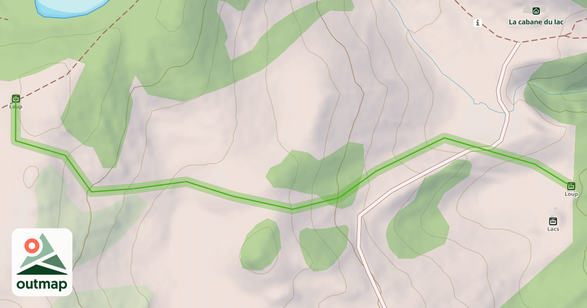 Map of Cabane