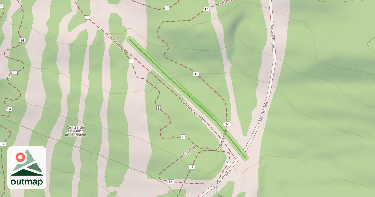 Map of La promenade
