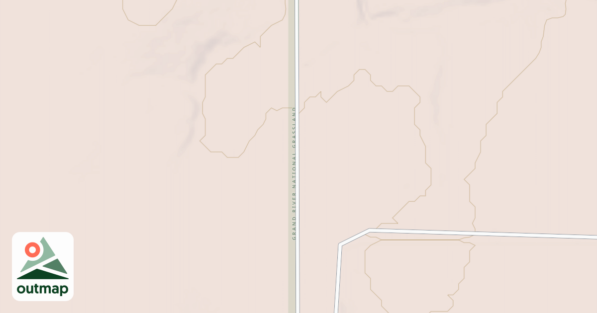 Map of BLACK HORSE BUTTE