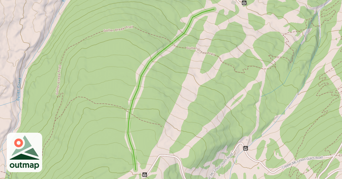 Map of West Ten Mile