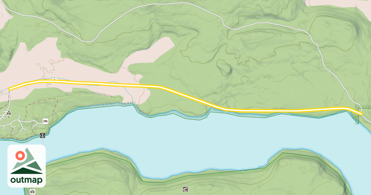 Map of Old Logging Camp Trail