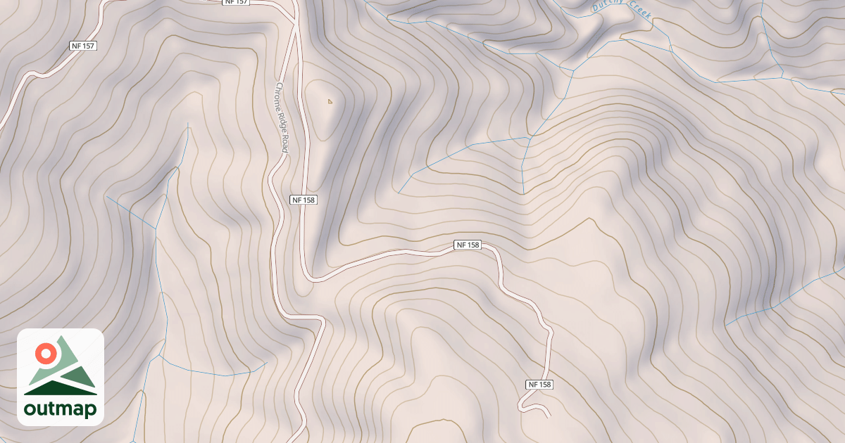 Map of MINERS WAY