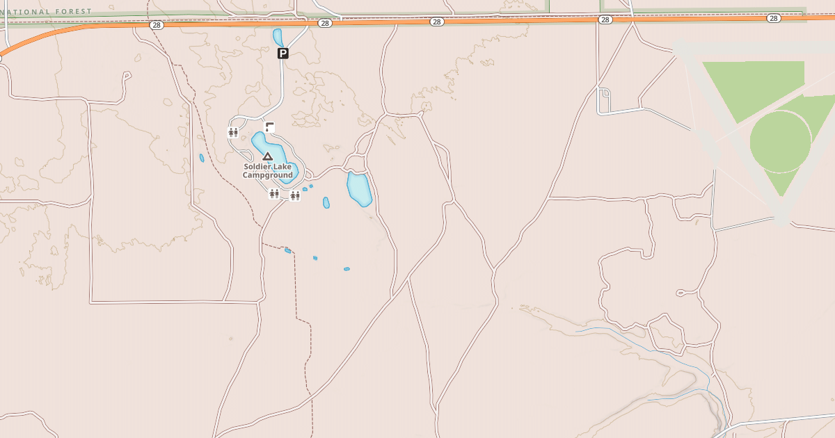 Map preview of EAST SOLDIER LAKE