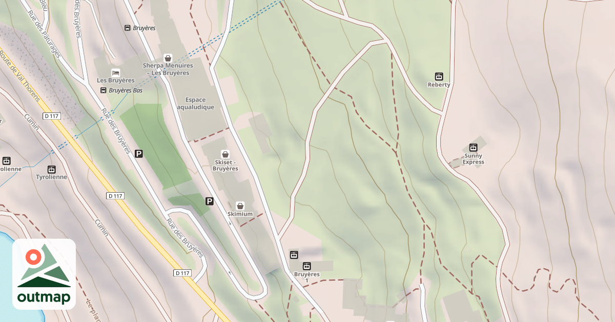 Map of La Mine