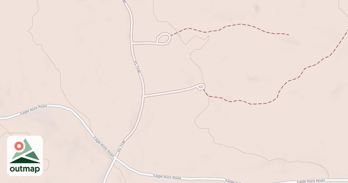 Map of EAGLE ROCK RD SPUR FA