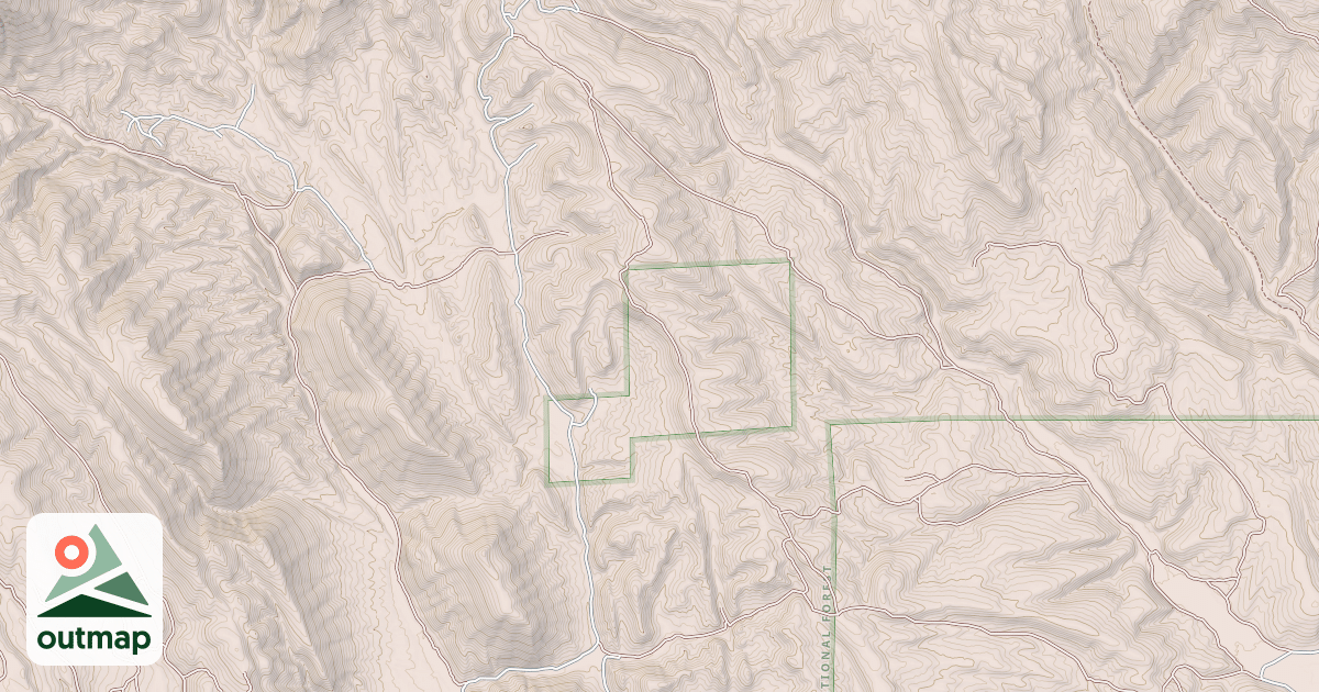 Map of MUDDY POCKETS