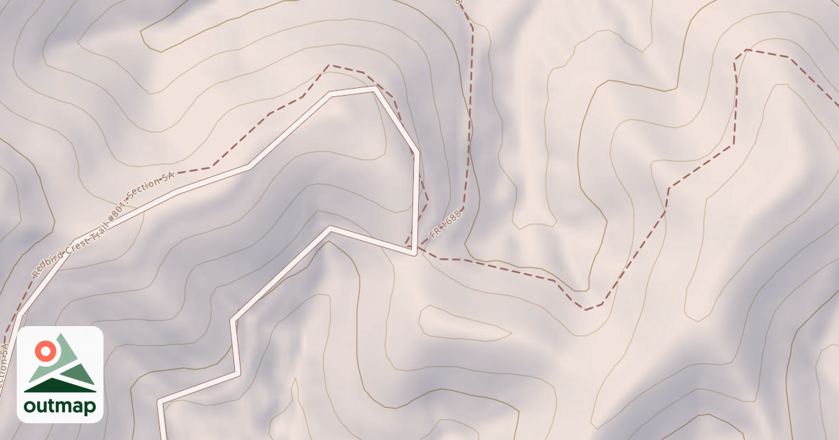 Map of PETERS BRANCH