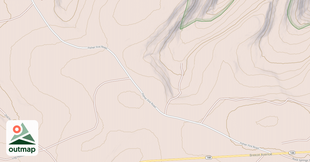 Map of Panther Snowmobile Trails