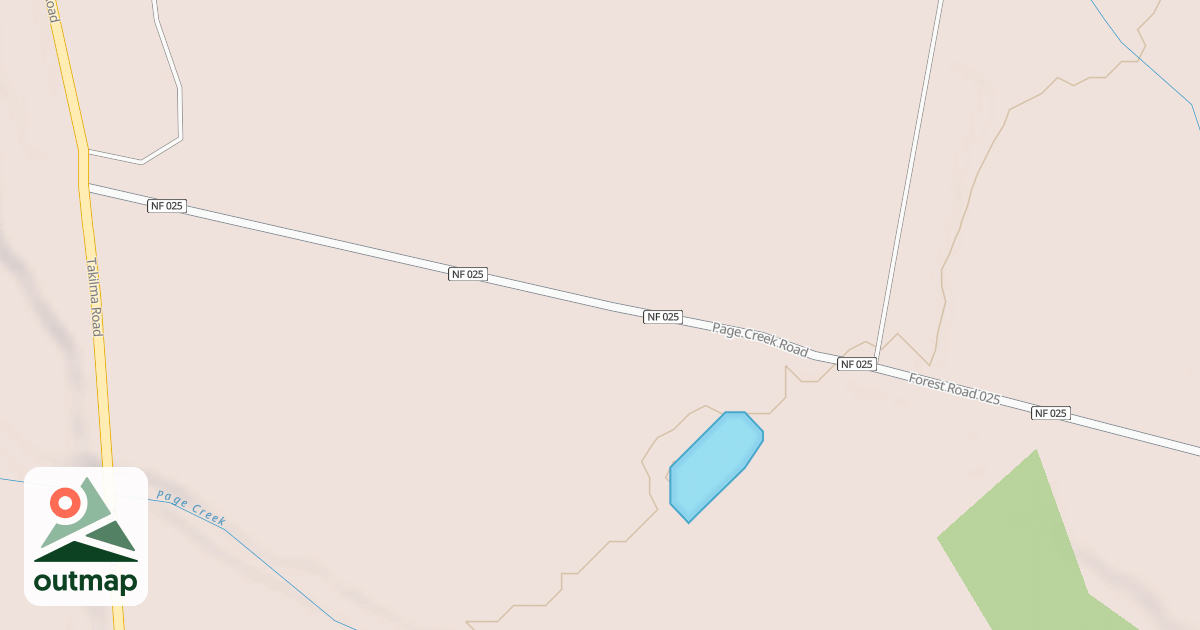 Map of PAGE CREEK