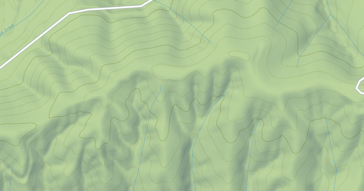 Map preview of PEAVINE CREEK SPUR A