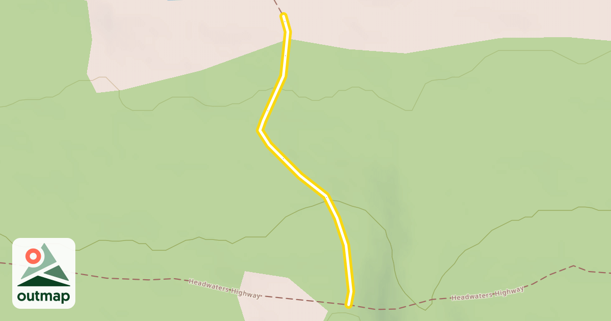 Map of Headwaters Cutoff