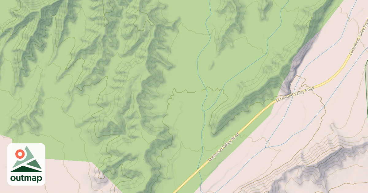 Map of SULPHUR SPRING OHV