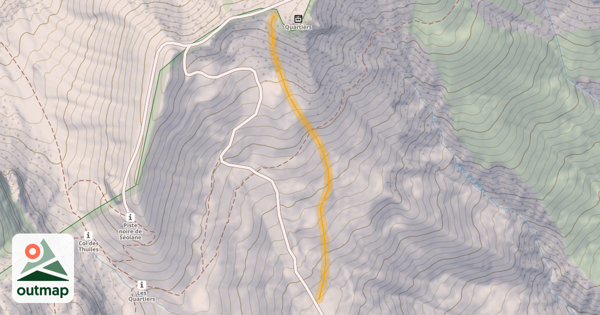 Map of Quartiers Hors Piste