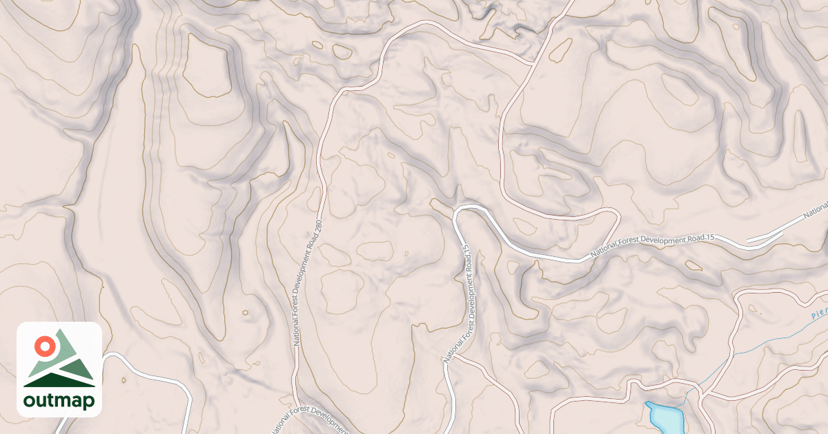 Map of BIG IRON MINE